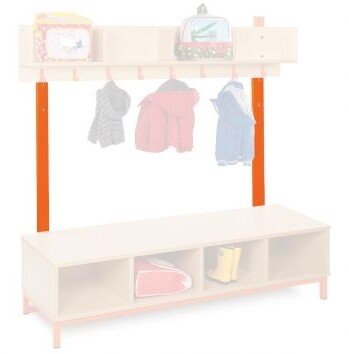 Monarch Cloakroom Upright Bars