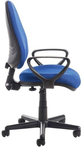 Gentoo Bilbao Fabric Operators Chair with Fixed Arms