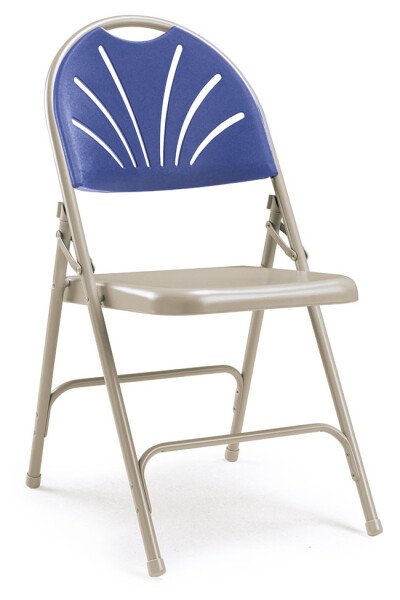 Principal 2600 Comfort Steel Folding Chair (Pack of 4) - Blue