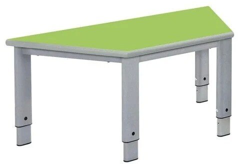 Metalliform Elite Height Adjustable Trapezoidal Table - 1200 x 600mm