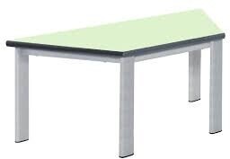 Metalliform Elite Static Height Trapezoidal Table - 1200 x 600mm