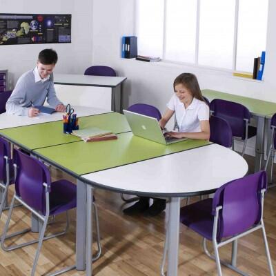 metalliform st chairs metalliform elite static height trapezoidal table 1200 600mm pu metalliform st chairs metalliform elite static height trapezoidal table 1200 600mm pu