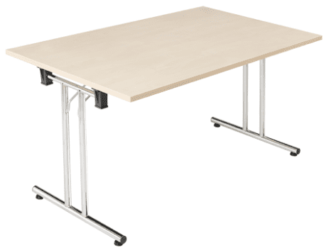 Metalliform Parallel Rectangular Folding Table - 1600 x 800mm
