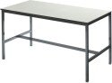 Metalliform Fully Welded H Frame School Craft/Laboratory Table With Trespa Top - 1500 x 750mm
