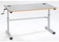 Metalliform HA200 Series Height Adjustable Table 1200 X 600mm MDF