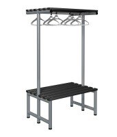 Probe Cloakroom Double Sided Overhead Hanging Bench