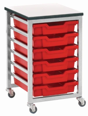Metalliform Mobile 8000 Single 6 Tray Storage Unit