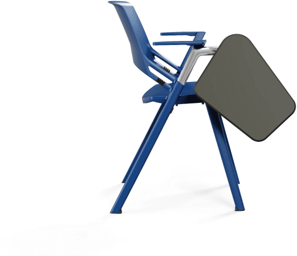 KI Europe Myke 4 Leg Side Chair With Tablet Arm