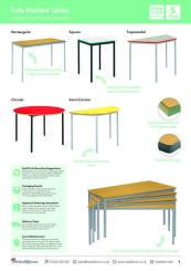 Metalliform Fully Welded Table Information Sheet