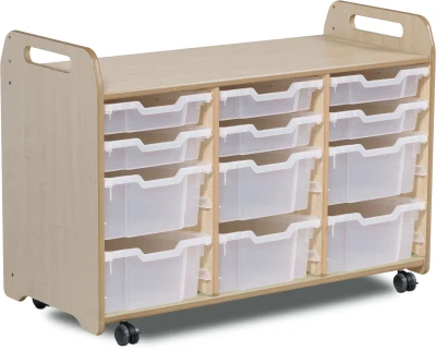 Millhouse Tray Storage Unit (730mm Height) With 6 Shallow And 6 Deep Trays