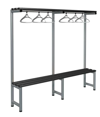 Probe Cloakroom Single Sided Overhead Hanging Bench 2000 x 350 x 475mm
