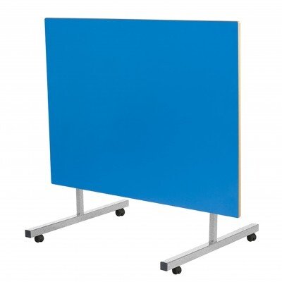 Metalliform Tilt Top Rectangular Dining Table - PU Edge - 1500 x 900mm