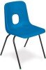 Hille E-Series Stacking Chair - Seat Height 380mm