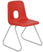 Hille E-Series Skidbase Chair - Seat Height 380mm