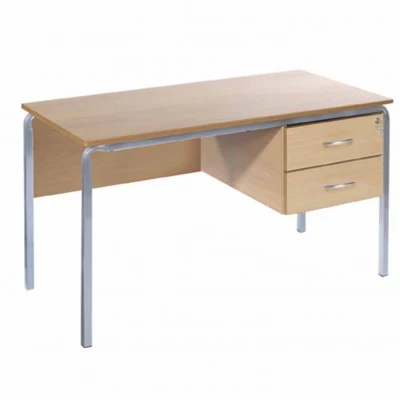 Metalliform Teachers 3 Drawer Pedestal Desk - PU Edge - 1200 x 750mm