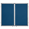 Gopak Lockable Noticeboard - Double Door 1500 x 1200mm