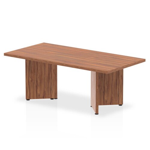 Dynamic Coffee Table with Wooden Panel Legs 1200 x 600mm